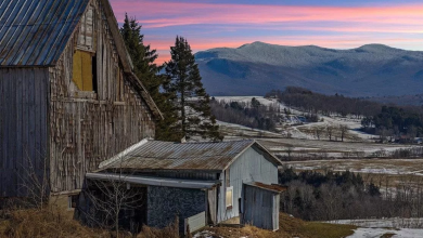 Photo of Love this! 42 acres in Vermont. Those floors! That view! $359,900