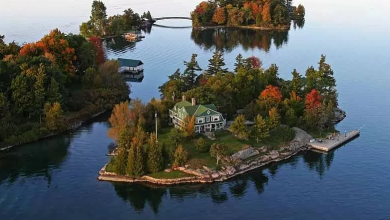 Photo of Island time! Circa 1902. Over two acres in New York. $2,795,000